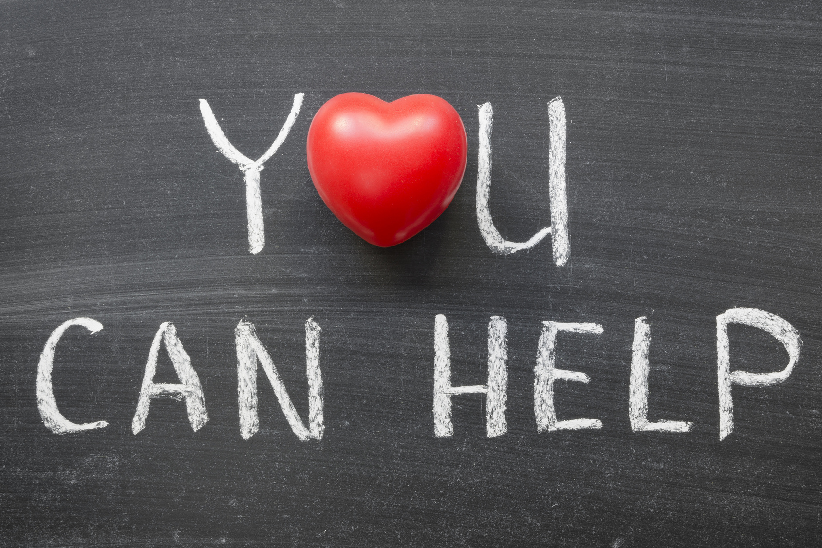 you can help
