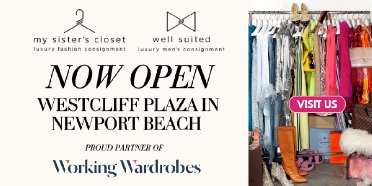 Working Wardrobes Newport Beach Grand Opening October 2025 (600 x 300 px)